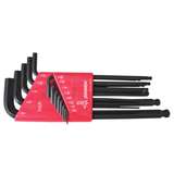 13 Key L-Ball End Hex Key Set, Inch, .050-3/8" redirect to product page